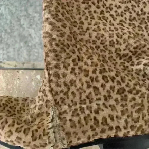 Creations by Tony Lama 80s Soft Fuzzy Leopard Print Boots - Picture 12 of 12